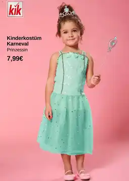 KiK Kinderkostüm Karneval Prinzessin Angebot