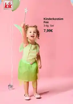 KiK Kinderkostüm Fee 3-tlg. Set Angebot