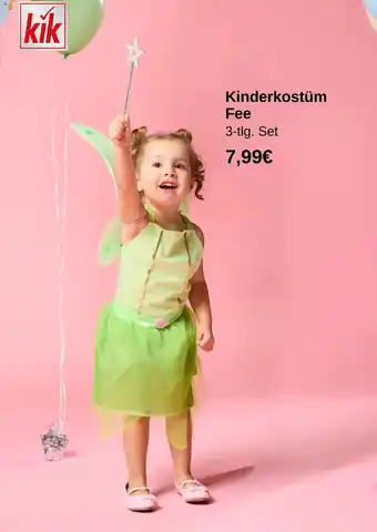 KiK Kinderkostüm Fee 3-tlg. Set Angebot