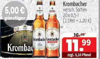 Getränke Quelle Krombacher Angebot