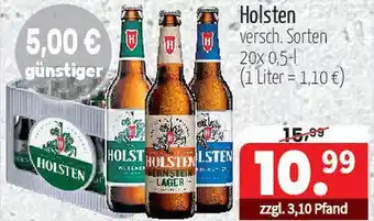 Getränke Quelle Holsten versch. Sorten Angebot