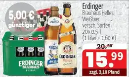 Getränke Quelle Erdinger Brauhaus Helles, Weißbier Angebot