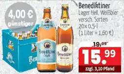 Getränke Quelle Benediktiner Lager Hell, Weißbier Angebot