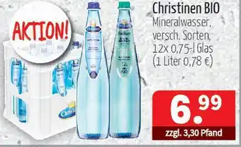 Getränke Quelle Christinen BIO Mineralwasser Angebot