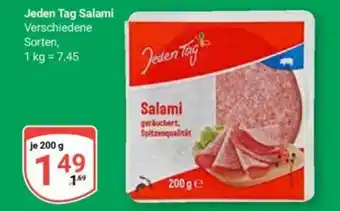 Globus Jeden Tag Salami Angebot