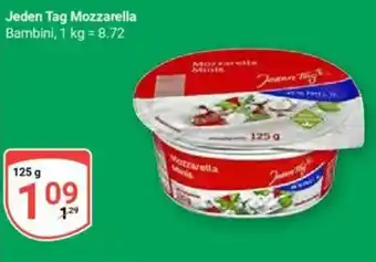 Globus Jeden Tag Mozzarella Angebot