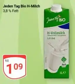 Globus Jeden Tag Bio H-Milch 3,8% Fett Angebot