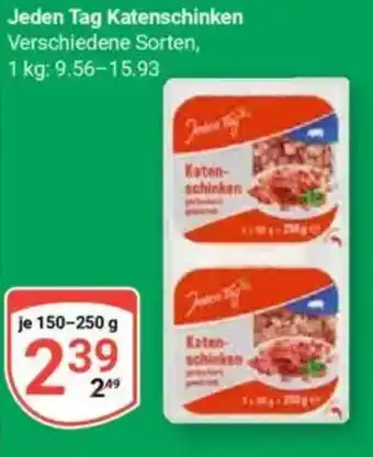 Globus Jeden Tag Katenschinken Angebot