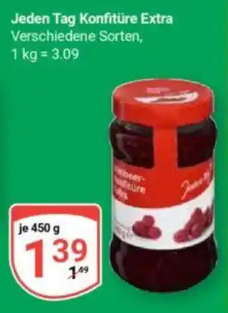 Globus Jeden Tag Konfitüre Extra Angebot