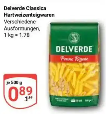 Globus Delverde Classica Hartweizenteigwaren Angebot