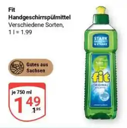 Globus Fit Handgeschirrspülmittel Angebot