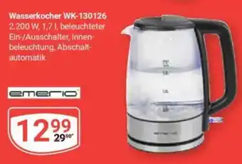 Globus Wasserkocher WK-130126 emerio Angebot