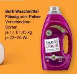 Globus Burti Waschmittel Flüssig oder Pulver Angebot