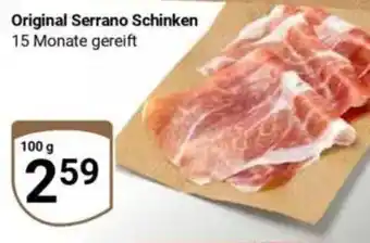 Globus Original Serrano Schinken Angebot