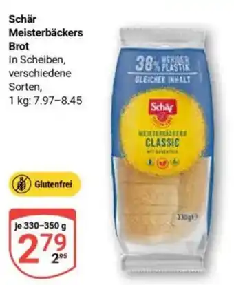 Globus Schär Meisterbäckers Brot Angebot