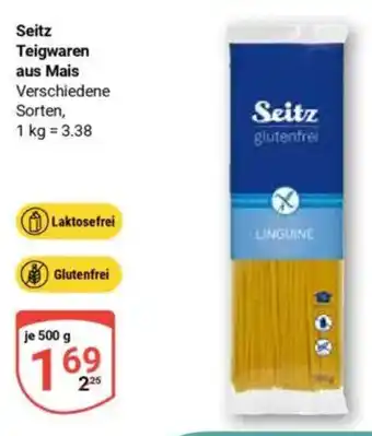 Globus Seitz Teigwaren aus Mais Angebot