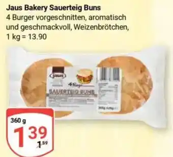 Globus Jaus Bakery Sauerteig Buns Angebot