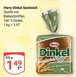 Globus Harry Dinkel Sandwich Angebot