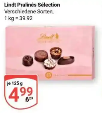 Globus Lindt Pralinés Sélection Angebot