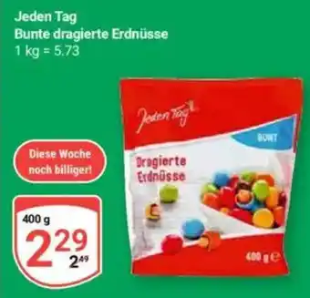 Globus Jeden Tag Bunte dragierte Erdnüsse Angebot