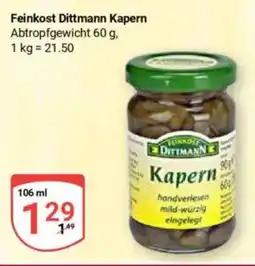 Globus Feinkost Dittmann Kapern Angebot