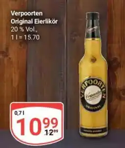 Globus Verpoorten Original Eierlikör Angebot