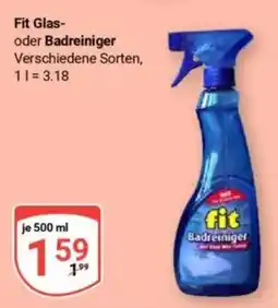 Globus Fit Glas- oder Badreiniger Angebot