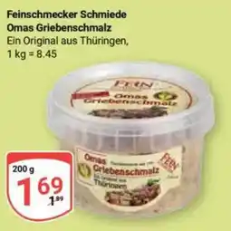 Globus Feinschmecker Schmiede Omas Griebenschmalz Angebot