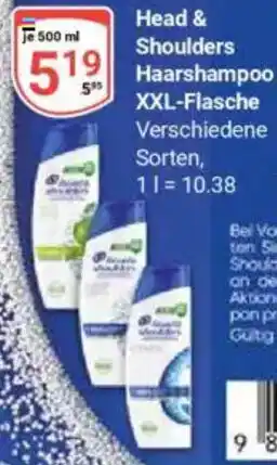 Globus Head & Shoulders Haarshampoo XXL-Flasche Angebot