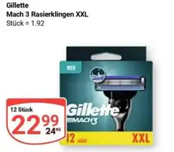 Globus Gillette Mach 3 Rasierklingen XXL Angebot