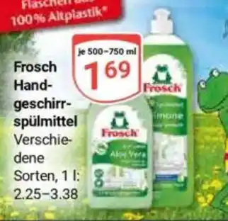 Globus Frosch Hand- geschirr- spülmittel Angebot