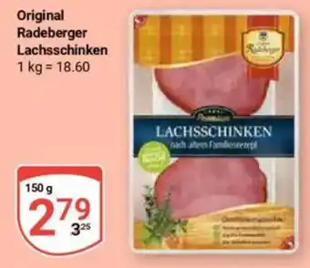 Globus Original Radeberger Lachsschinken Angebot