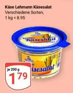 Globus Käse Lehmann Käsesalat Angebot