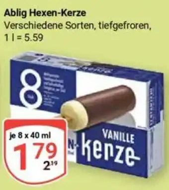 Globus Ablig Hexen-Kerze Angebot