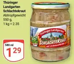 Globus Thüringer Landgarten Schlachtekraut Angebot