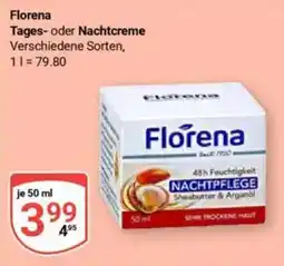 Globus Florena Tages- oder Nachtcreme Angebot