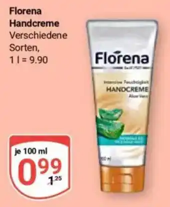 Globus Florena Handcreme Angebot