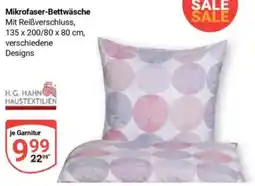 Globus Mikrofaser-Bettwäsche H.G. HAHN HAUSTEXTILIEN Angebot