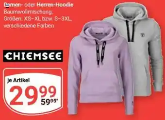 Globus CHIEMSEE Damen- oder Herren-Hoodie Angebot