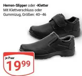 Globus Herren-Slipper oder -Kletter Angebot