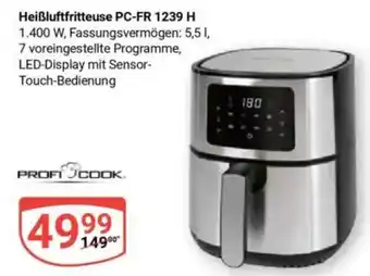 Globus Heißluftfritteuse PC-FR 1239 H PROFI JCOOK. Angebot