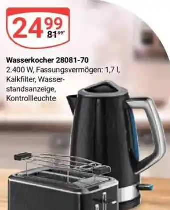 Globus Wasserkocher 28081-70 Angebot