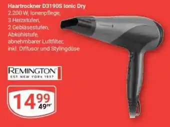 Globus Haartrockner D3190S Ionic Dry REMINGTON Angebot