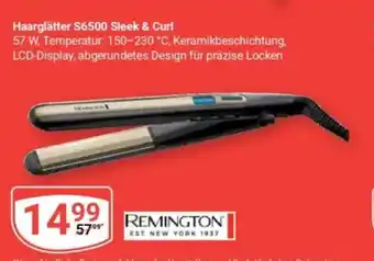 Globus REMINGTON Haarglätter S6500 Sleek & Curl Angebot