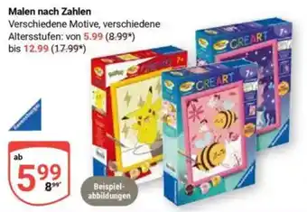 Globus Malen nach Zahlen Angebot