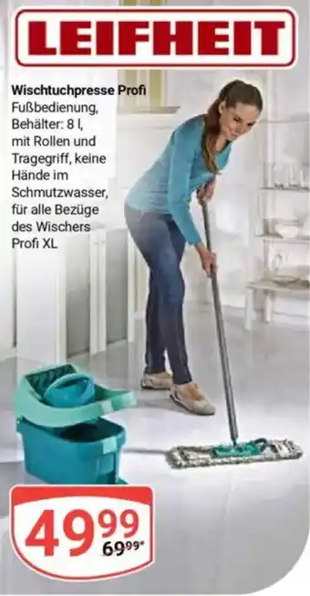 Globus LEIFHEIT Wischtuchpresse Profi Angebot