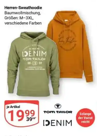 Globus TOM TAILOR DENIM Herren-Sweathoodie Angebot