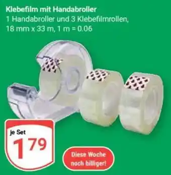 Globus Klebefilm mit Handabroller Angebot