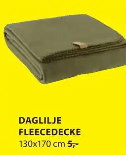 Jysk Daglilje fleecedecke Angebot