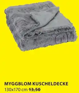 Jysk Myggblom kuscheldecke Angebot